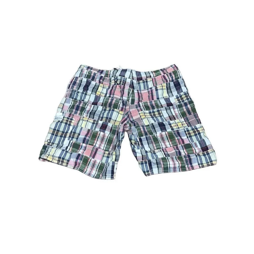 Ralph Lauren Men's Patchwork Swim Trunks Size 36